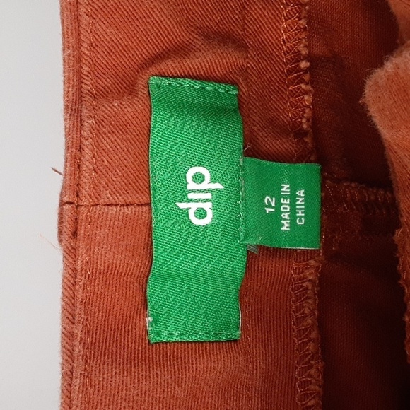 Dip Rust Front Pocket Cropped Wide Leg Pants - Picture 9 of 10